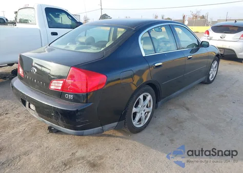 2004 Infiniti G35 from USA, damaged, VIN JNKCV51E04M617644